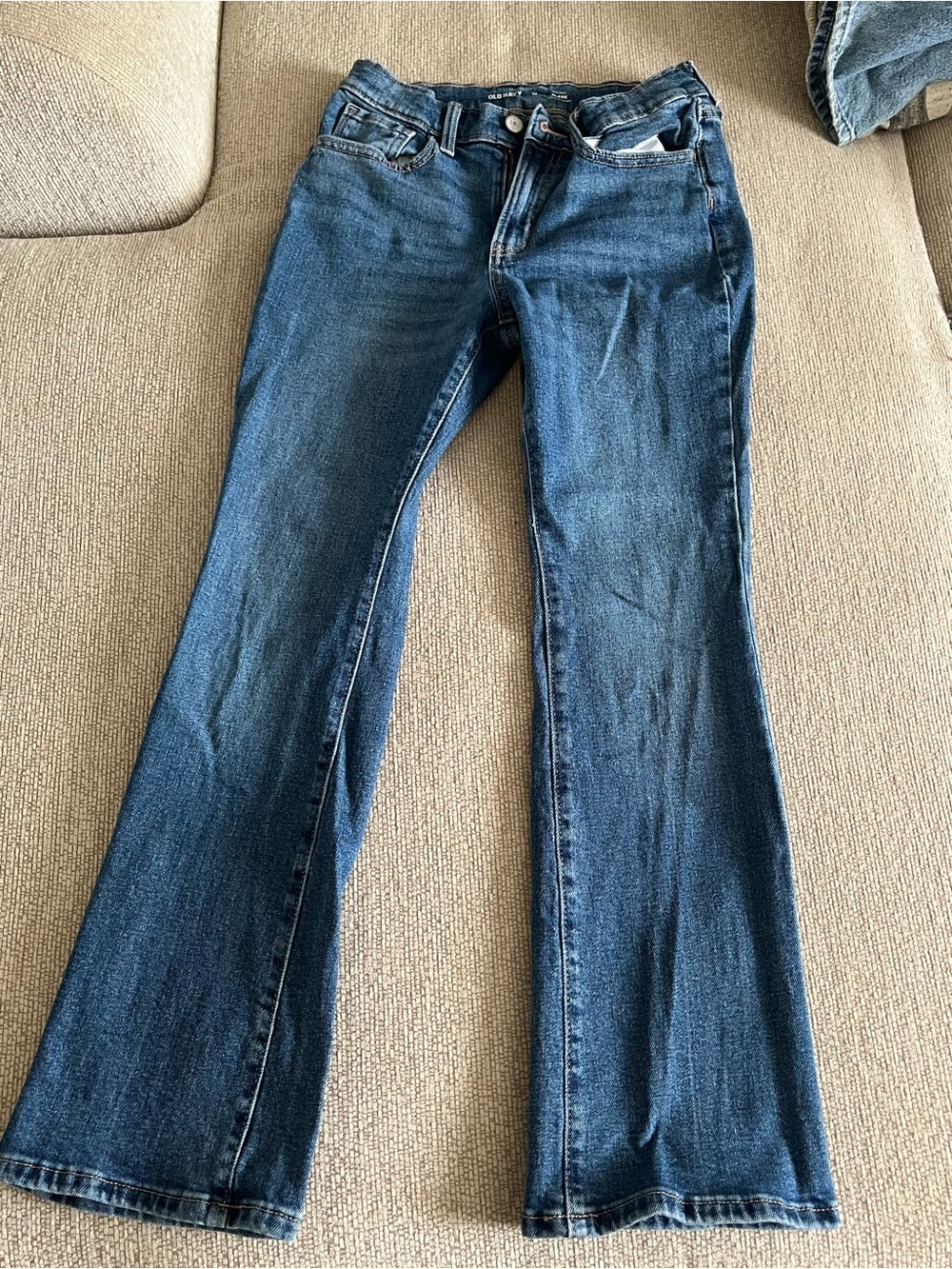 Old Navy Dark Blue Flare Jeans